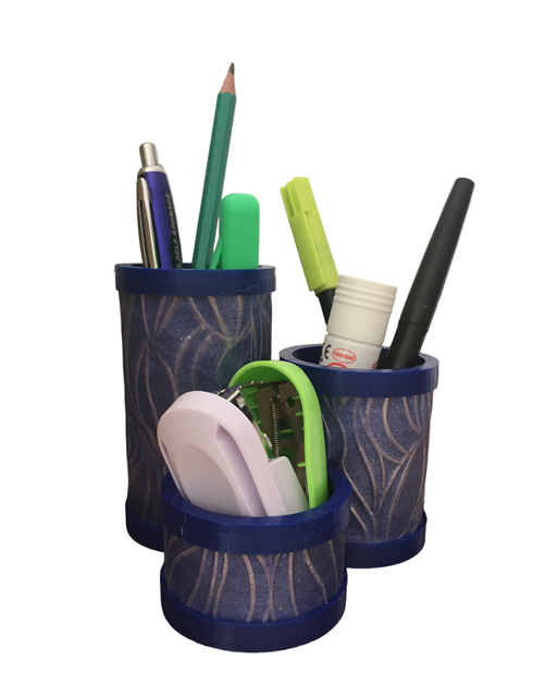 Pen Holder - Warm Colours